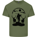 Buckstreet Boys Funny Hunting Hunter Mens Cotton T-Shirt Tee Top Military Green
