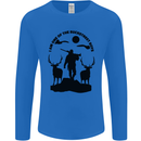 Buckstreet Boys Funny Hunting Hunter Mens Long Sleeve T-Shirt Royal Blue