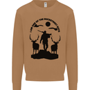 Buckstreet Boys Funny Hunting Hunter Mens Sweatshirt Jumper Caramel Latte