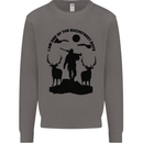 Buckstreet Boys Funny Hunting Hunter Mens Sweatshirt Jumper Charcoal