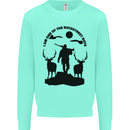 Buckstreet Boys Funny Hunting Hunter Mens Sweatshirt Jumper Peppermint