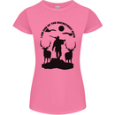 Buckstreet Boys Funny Hunting Hunter Womens Petite Cut T-Shirt Azalea