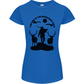 Buckstreet Boys Funny Hunting Hunter Womens Petite Cut T-Shirt Royal Blue