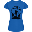 Buckstreet Boys Funny Hunting Hunter Womens Petite Cut T-Shirt Royal Blue