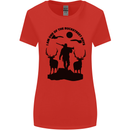 Buckstreet Boys Funny Hunting Hunter Womens Wider Cut T-Shirt Red