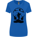 Buckstreet Boys Funny Hunting Hunter Womens Wider Cut T-Shirt Royal Blue