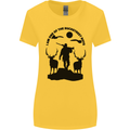 Buckstreet Boys Funny Hunting Hunter Womens Wider Cut T-Shirt Yellow