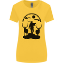 Buckstreet Boys Funny Hunting Hunter Womens Wider Cut T-Shirt Yellow