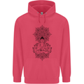 Buddha Mandala Art Childrens Kids Hoodie Heliconia