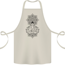 Buddha Mandala Art Cotton Apron 100% Organic Natural
