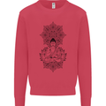 Buddha Mandala Art Kids Sweatshirt Jumper Heliconia