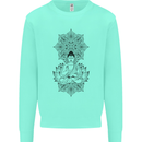 Buddha Mandala Art Kids Sweatshirt Jumper Peppermint