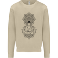 Buddha Mandala Art Mens Sweatshirt Jumper Sand