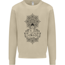 Buddha Mandala Art Mens Sweatshirt Jumper Sand
