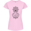 Buddha Mandala Art Womens Petite Cut T-Shirt Light Pink