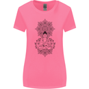 Buddha Mandala Art Womens Wider Cut T-Shirt Azalea