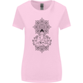 Buddha Mandala Art Womens Wider Cut T-Shirt Light Pink