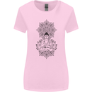 Buddha Mandala Art Womens Wider Cut T-Shirt Light Pink