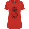 Buddha Mandala Art Womens Wider Cut T-Shirt Red
