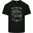 Built Like a Tank Gym Bodybuilding Training Kids T-Shirt Childrens Black