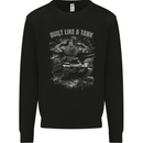 Built Like a Tank Gym Bodybuilding Training Mens Sweatshirt Jumper Black