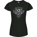 Built for Speed Biker Motorcycles Motorbike Womens Petite Cut T-Shirt Black