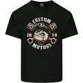 Bulldog Custom Motorcycle Motorbike Biker Mens Cotton T-Shirt Tee Top Black