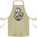 Bulldog Gym Bodybuilding Training Top Cotton Apron 100% Organic Khaki