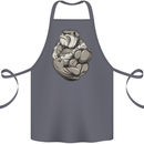 Bulldog Gym Bodybuilding Training Top Cotton Apron 100% Organic Steel
