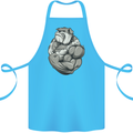 Bulldog Gym Bodybuilding Training Top Cotton Apron 100% Organic Turquoise