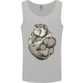 Bulldog Gym Bodybuilding Training Top Mens Vest Tank Top Sports Grey