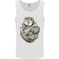 Bulldog Gym Bodybuilding Training Top Mens Vest Tank Top White