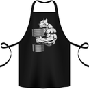 Bulldog Gym Training Top Bodybuilding Cotton Apron 100% Organic Black