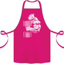 Bulldog Gym Training Top Bodybuilding Cotton Apron 100% Organic Pink