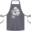 Bulldog Gym Training Top Bodybuilding Cotton Apron 100% Organic Steel
