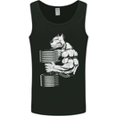 Bulldog Gym Training Top Bodybuilding Mens Vest Tank Top Black