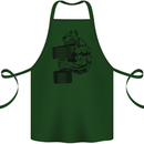 Bulldog Gym Training Top Weightlifting Cotton Apron 100% Organic Forest Green