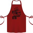 Bulldog Gym Training Top Weightlifting Cotton Apron 100% Organic Maroon