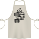 Bulldog Gym Training Top Weightlifting Cotton Apron 100% Organic Natural