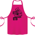 Bulldog Gym Training Top Weightlifting Cotton Apron 100% Organic Pink