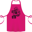 Bulldog Gym Training Top Weightlifting Cotton Apron 100% Organic Pink