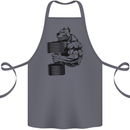 Bulldog Gym Training Top Weightlifting Cotton Apron 100% Organic Steel