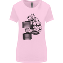 Bulldog Gym Training Top Weightlifting Womens Wider Cut T-Shirt Light Pink