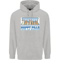 Bunny Rabbit Happy Pills Antidepressant Childrens Kids Hoodie Sports Grey