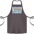 Bunny Rabbit Happy Pills Antidepressant Cotton Apron 100% Organic Dark Grey
