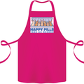 Bunny Rabbit Happy Pills Antidepressant Cotton Apron 100% Organic Pink