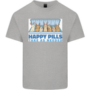 Bunny Rabbit Happy Pills Antidepressant Kids T-Shirt Childrens Sports Grey