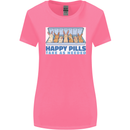 Bunny Rabbit Happy Pills Antidepressant Womens Wider Cut T-Shirt Azalea
