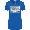 Bunny Rabbit Happy Pills Antidepressant Womens Wider Cut T-Shirt Royal Blue