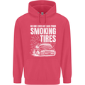 Burning Tires Car Drifting Childrens Kids Hoodie Heliconia